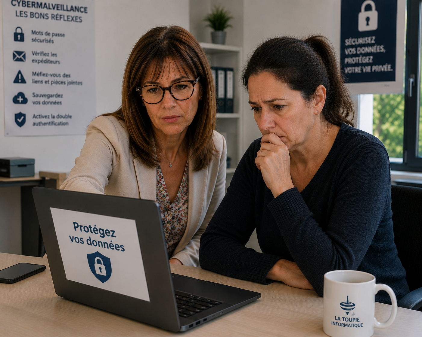 Accompagnement d’une victime de cyberattaque pour sécuriser ses données et ses comptes